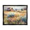Stupell Industries Horse in Farmhouse Meadow Black Framed Floater Canvas Wall Art